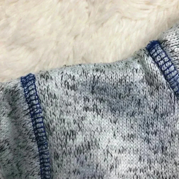 Joe  Fresh Zip-Up Sweater Grey & Blue Size 3T - Picture 6 of 16